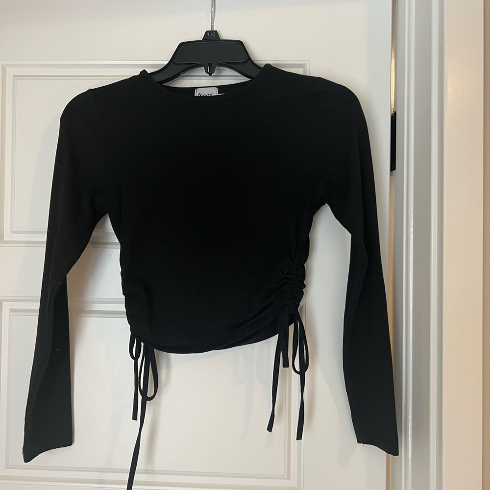 Princess Polly black Noorie top